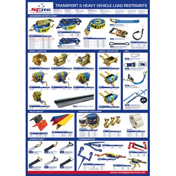 SCTEG Load Restraints A1 Poster - 594 x 841mm